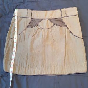 BCBGirls copper mini skirt
